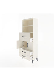 Arges Dolap 3 Raflı 3 Çekmeceli 2 Kapaklı 60x30x163 Aytaşı-Aytaşı