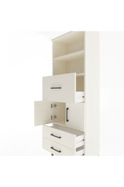 Arges Dolap 3 Raflı 3 Çekmeceli 2 Kapaklı 60x30x163 Aytaşı-Aytaşı