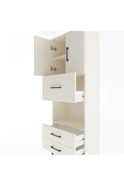 Arges Dolap 3 Raflı 3 Çekmeceli 2 Kapaklı 60x30x163 Aytaşı-Aytaşı