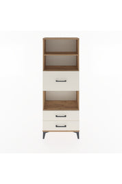Arges Dolap 3 Raflı 3 Çekmeceli 60x30x163 Çam-Aytaşı
