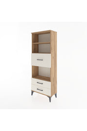 Arges Dolap 3 Raflı 3 Çekmeceli 60x30x163 Çam-Aytaşı