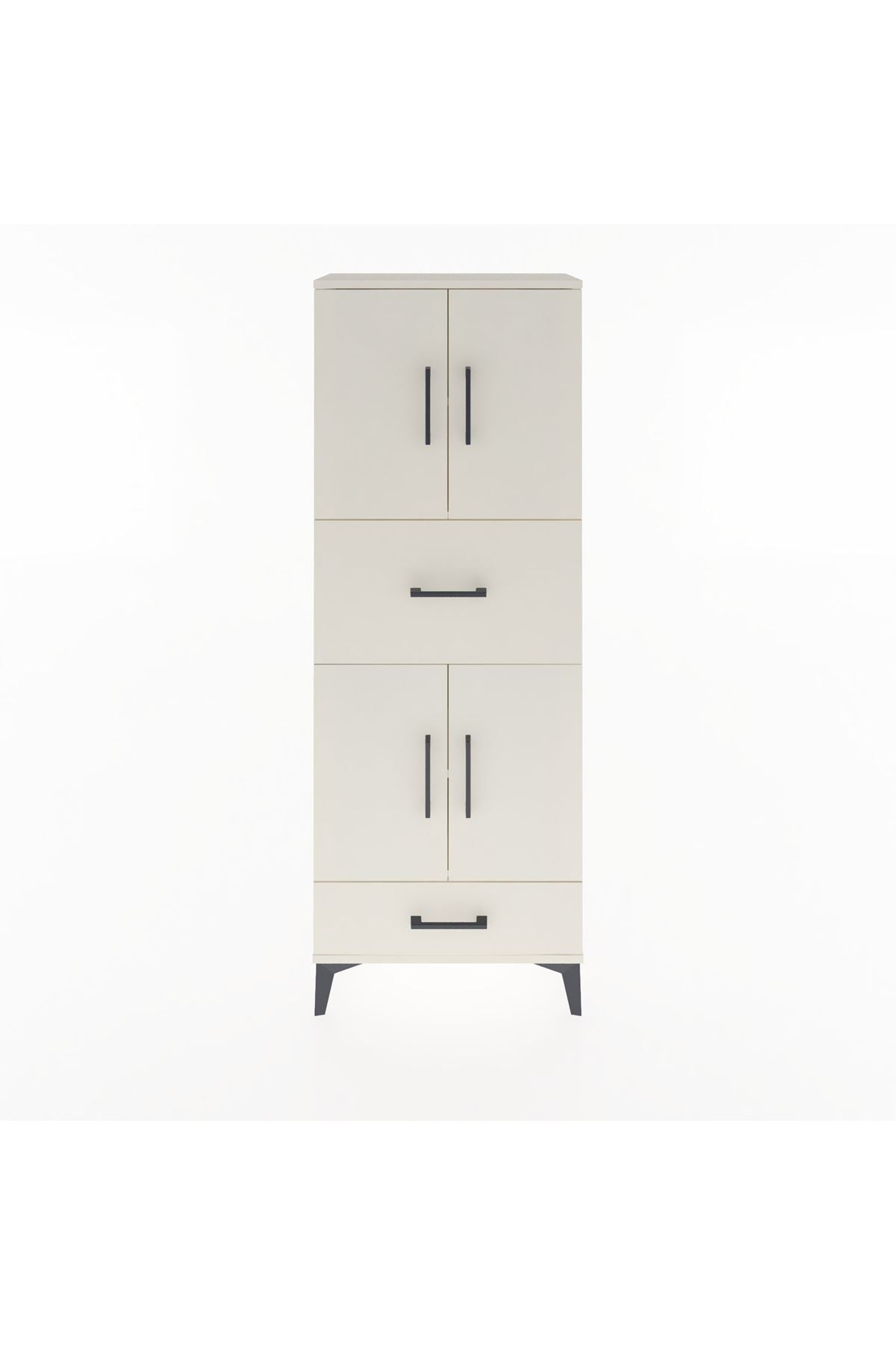 Arges Dolap 4 Raflı 2 Çekmeceli 4 Kapaklı 60x30x163 Aytaşı-Aytaşı