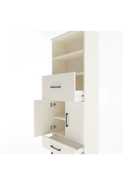 Arges Dolap 4 Raflı 2 Çekmeceli 2 Kapaklı 60x30x163 Aytaşı-Aytaşı