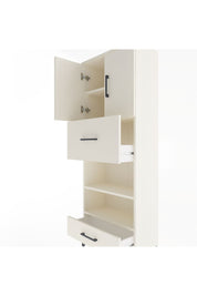 Arges Dolap 4 Raflı 2 Çekmeceli 2 Kapaklı 60x30x163 Aytaşı-Aytaşı