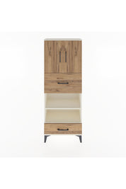 Arges Dolap 4 Raflı 2 Çekmeceli 2 Kapaklı 60x30x163 Aytaşı-Çam