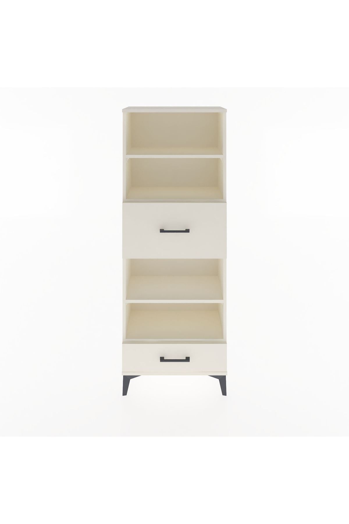 Arges Dolap 4 Raflı 2 Çekmeceli 60x30x163 Aytaşı-Aytaşı