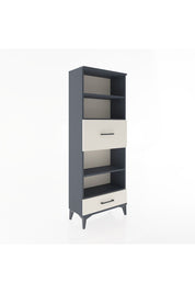 Arges Dolap 4 Raflı 2 Çekmeceli 60x30x163 Antrasit-Aytaşı