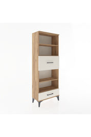 Arges Dolap 4 Raflı 2 Çekmeceli 60x30x163 Çam-Aytaşı