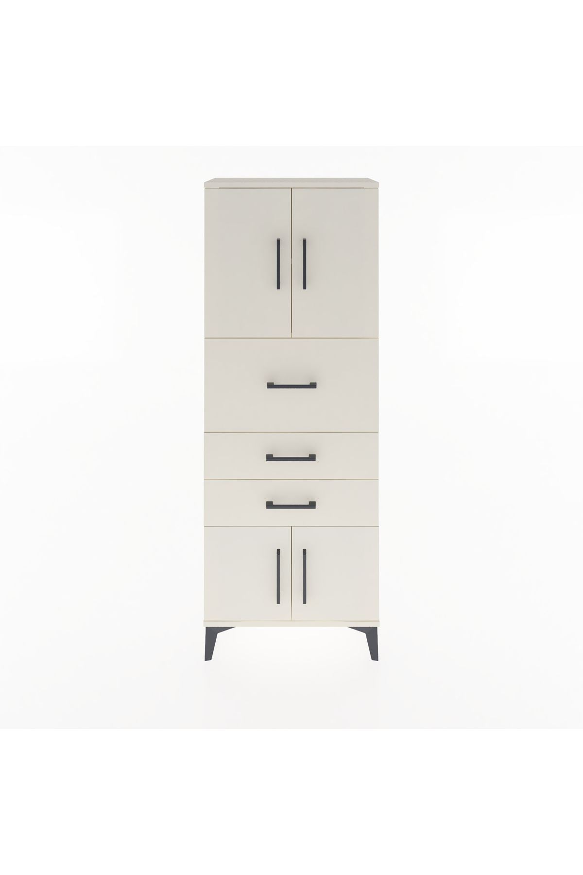 Arges Dolap 2 Raflı 3 Çekmeceli 4 Kapaklı 60x30x163 Aytaşı-Aytaşı