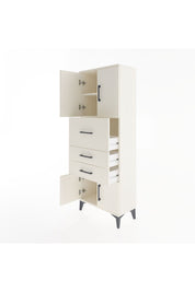 Arges Dolap 2 Raflı 3 Çekmeceli 4 Kapaklı 60x30x163 Aytaşı-Aytaşı