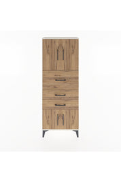 Arges Dolap 2 Raflı 3 Çekmeceli 4 Kapaklı 60x30x163 Aytaşı-Çam