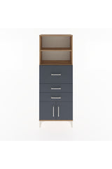 Arges Dolap 2 Raflı 3 Çekmeceli 2 Kapaklı 60x30x163