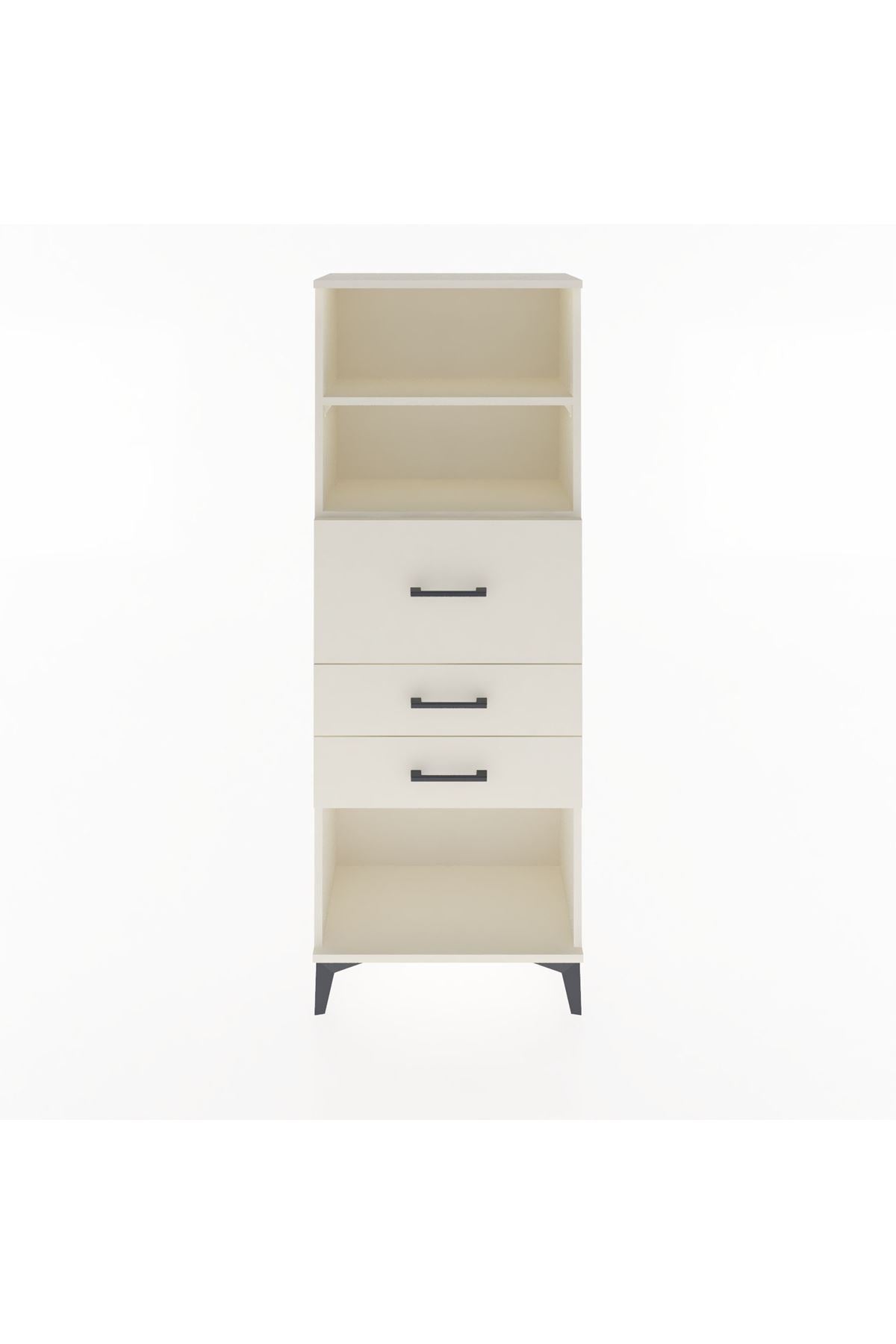 Arges Dolap 2 Raflı 3 Çekmeceli 60x30x163 Aytaşı-Aytaşı