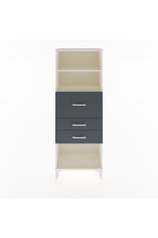 Arges Dolap 2 Raflı 3 Çekmeceli 60x30x163 Aytaşı-Antrasit