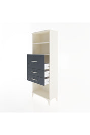 Arges Dolap 2 Raflı 3 Çekmeceli 60x30x163 Aytaşı-Antrasit