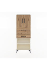 Arges Dolap 3 Raflı 2 Çekmeceli 2 Kapaklı 60x30x163 Aytaşı-Çam