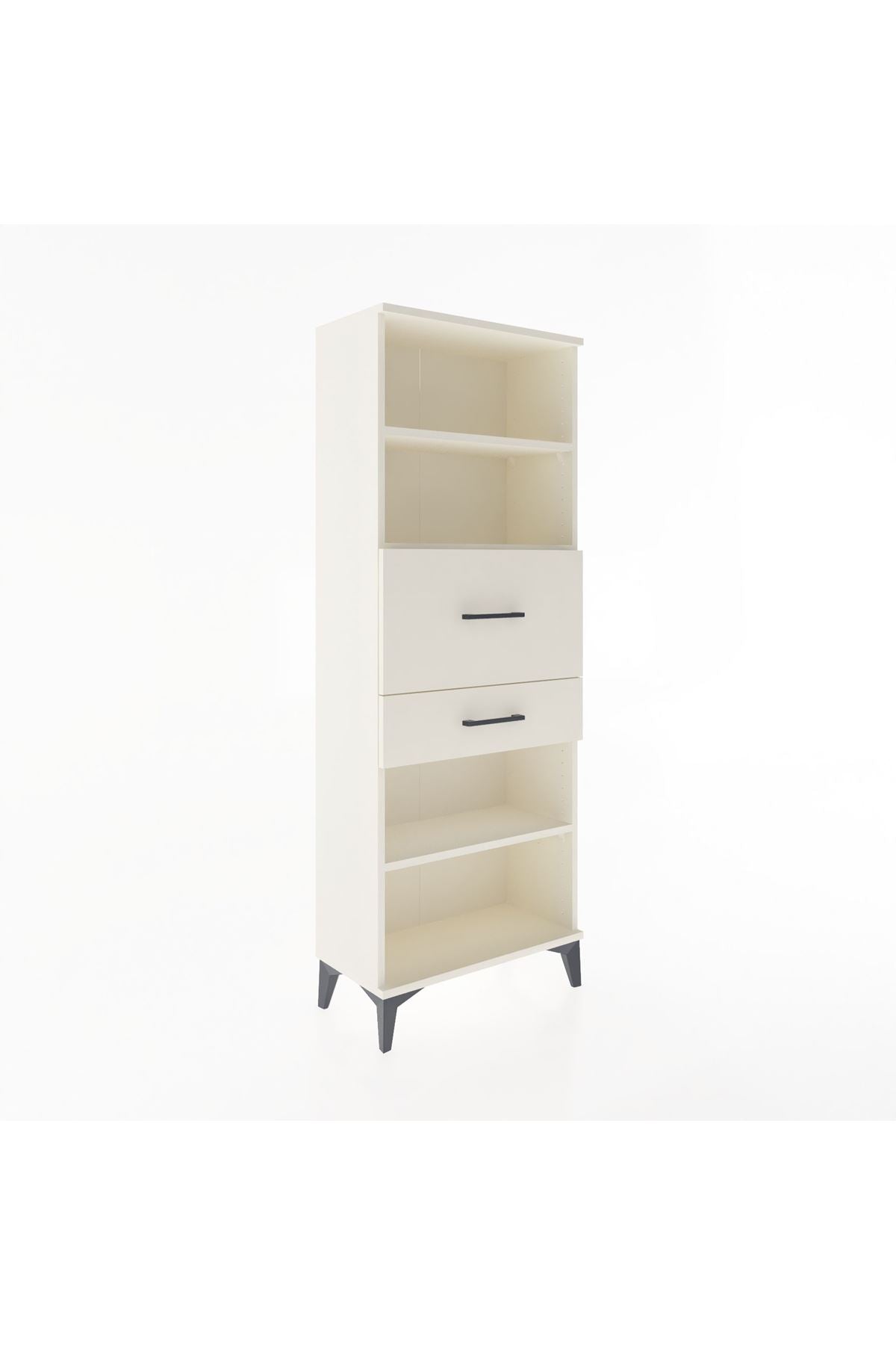 Arges Dolap 3 Raflı 2 Çekmeceli 60x30x163 Aytaşı-Aytaşı