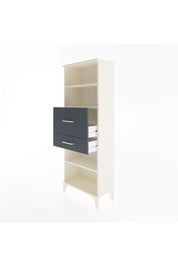 Arges Dolap 3 Raflı 2 Çekmeceli 60x30x163 Aytaşı-Antrasit