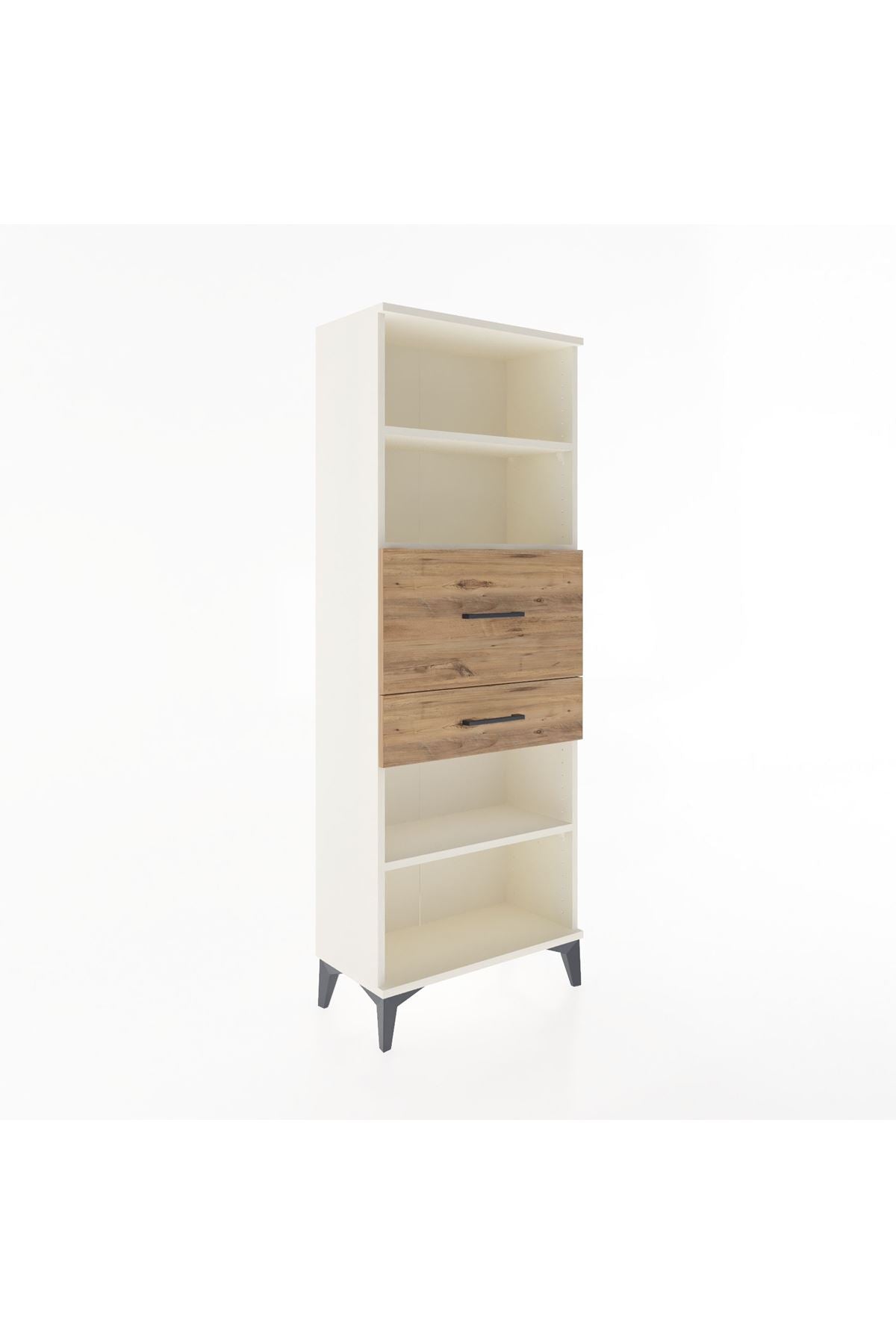 Arges Dolap 3 Raflı 2 Çekmeceli 60x30x163 Aytaşı-Çam