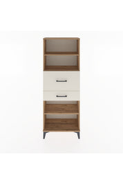 Arges Dolap 3 Raflı 2 Çekmeceli 60x30x163 Çam-Aytaşı