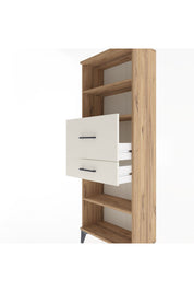 Arges Dolap 3 Raflı 2 Çekmeceli 60x30x163 Çam-Aytaşı