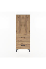 Arges Dolap 3 Raflı 2 Çekmeceli 2 Kapaklı 60x30x163 Aytaşı-Çam