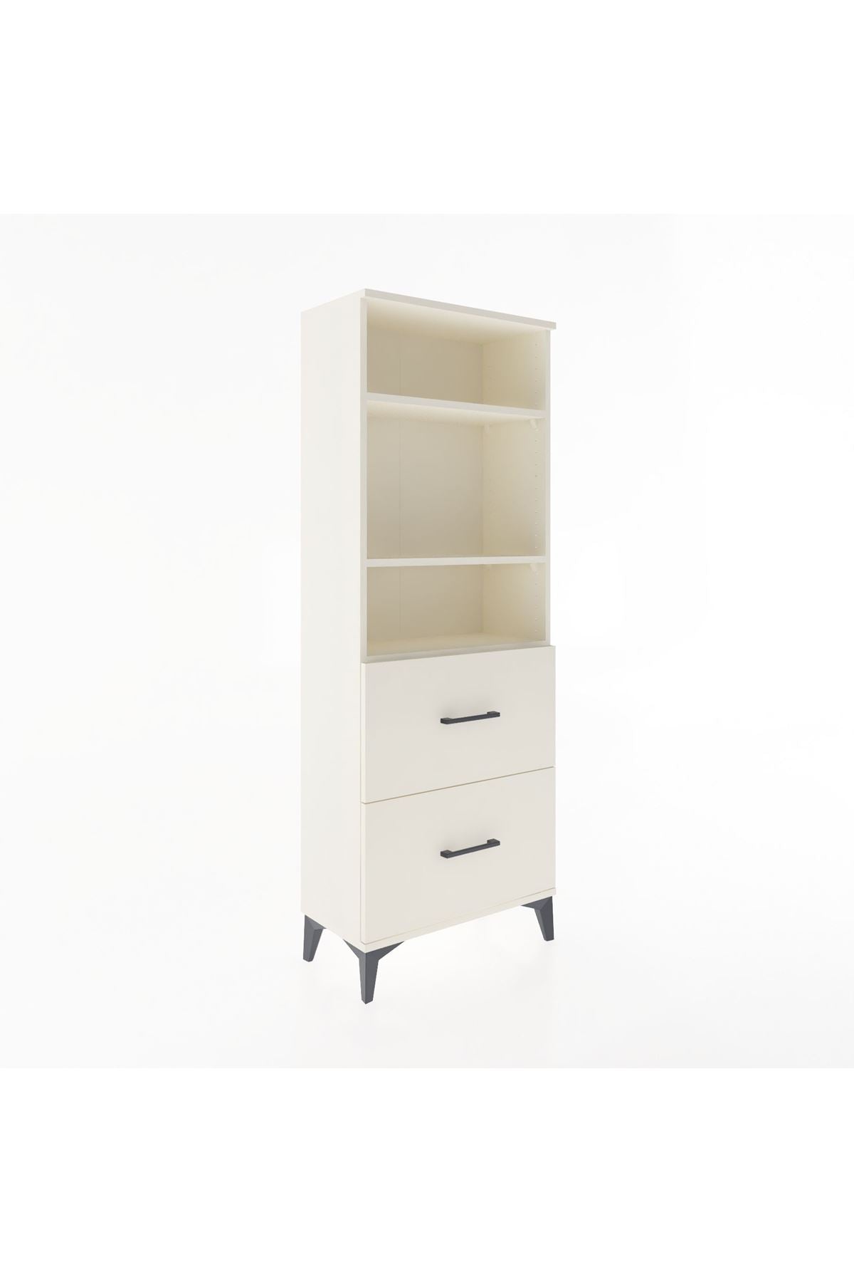 Arges Dolap 3 Raflı 2 Çekmeceli 60x30x163 Aytaşı-Aytaşı