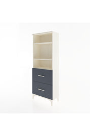 Arges Dolap 3 Raflı 2 Çekmeceli 60x30x163 Aytaşı-Antrasit