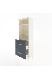 Arges Dolap 3 Raflı 2 Çekmeceli 60x30x163 Aytaşı-Antrasit