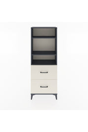 Arges Dolap 3 Raflı 2 Çekmeceli 60x30x163 Antrasit-Aytaşı