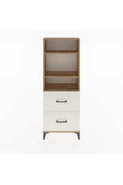 Arges Dolap 3 Raflı 2 Çekmeceli 60x30x163 Çam-Aytaşı