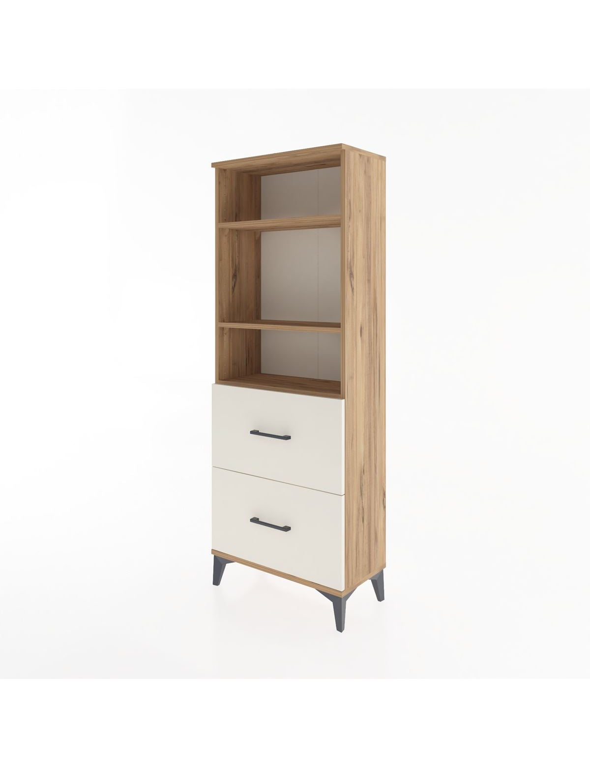 Arges Dolap 3 Raflı 2 Çekmeceli 60x30x163 - S20M064V7A