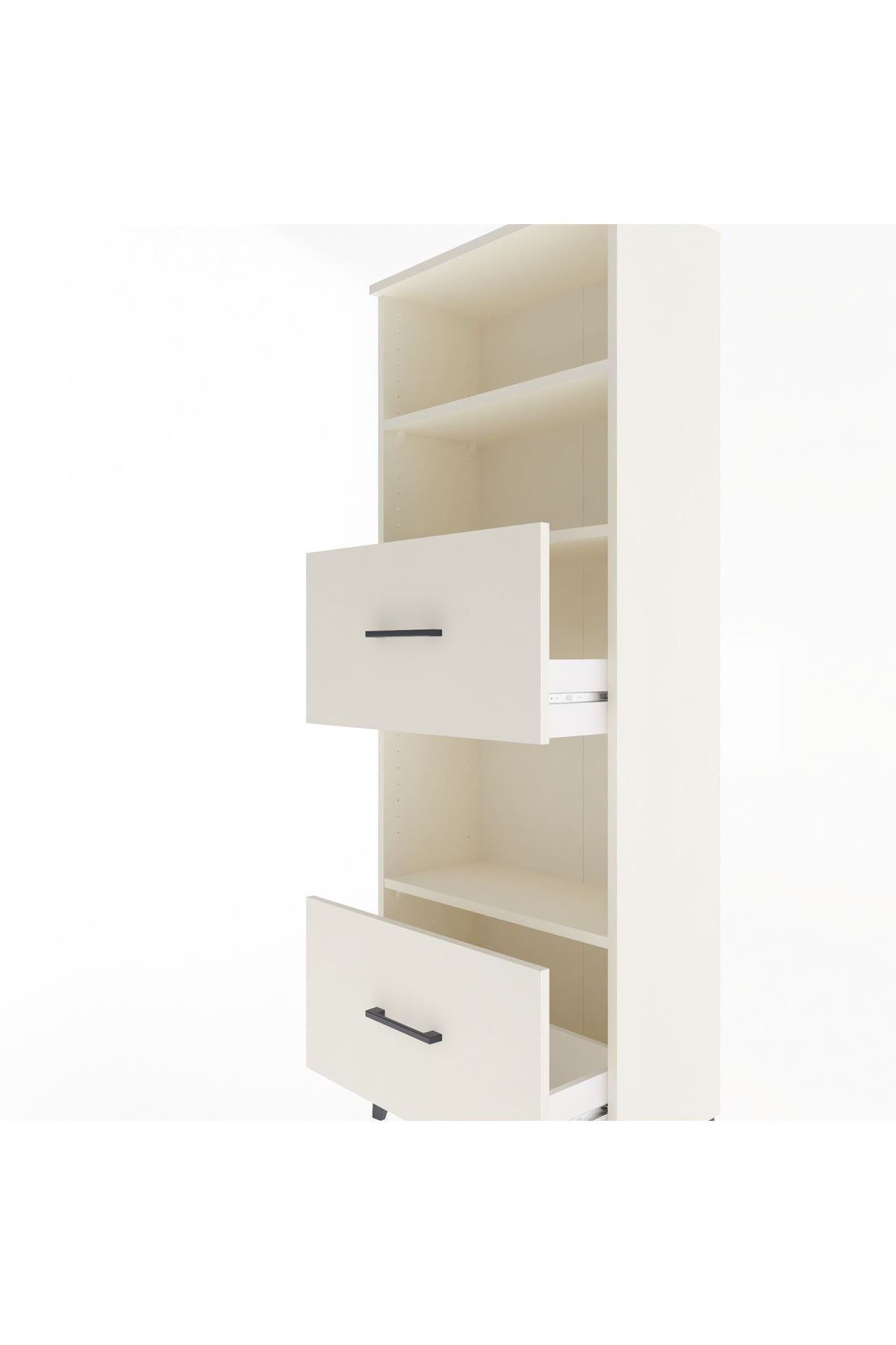 Arges Dolap 3 Raflı 2 Çekmeceli 60x30x163 Aytaşı-Aytaşı