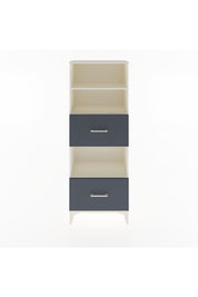 Arges Dolap 3 Raflı 2 Çekmeceli 60x30x163 Aytaşı-Antrasit