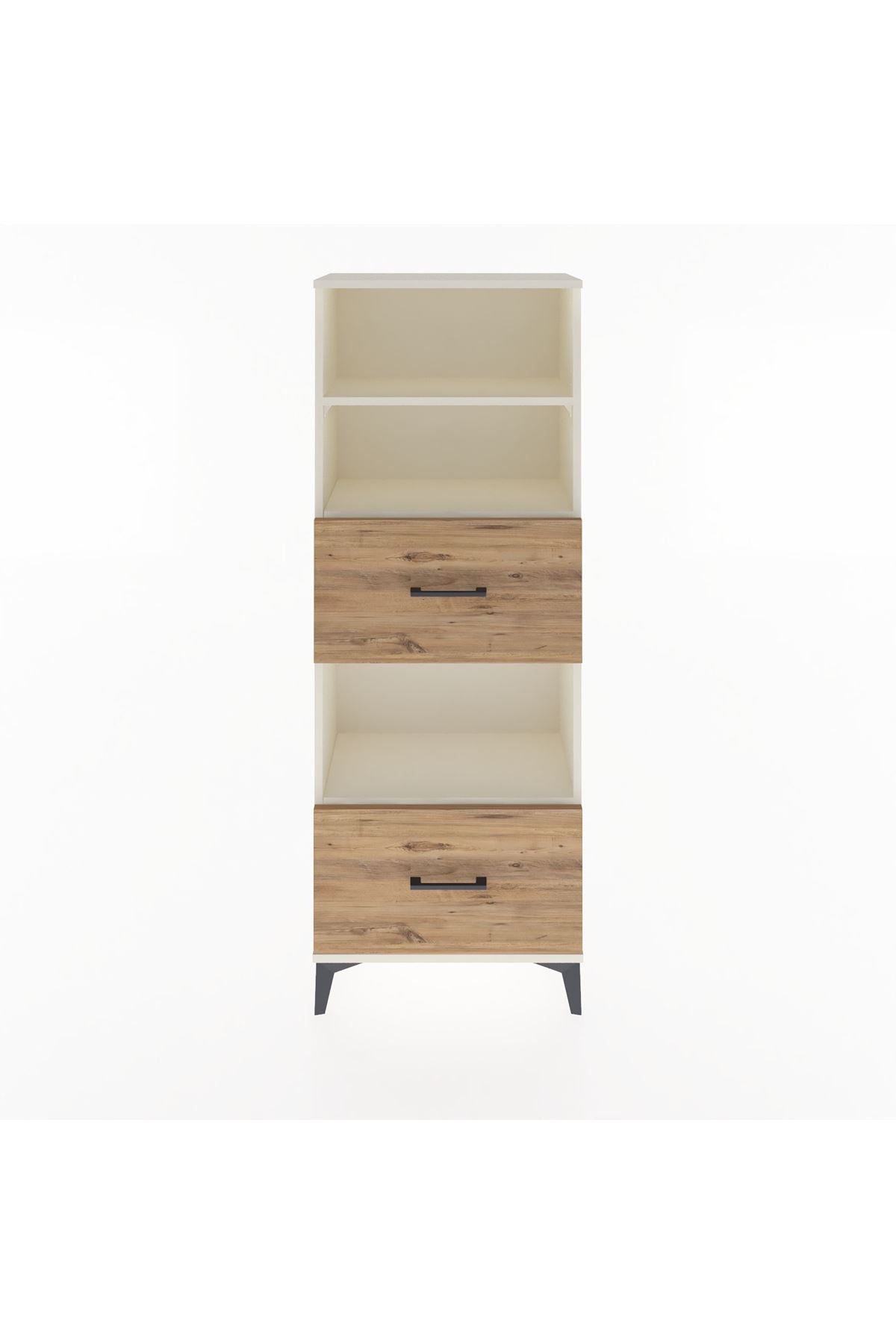 Arges Dolap 3 Raflı 2 Çekmeceli 60x30x163 Aytaşı-Çam
