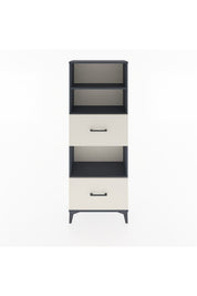 Arges Dolap 3 Raflı 2 Çekmeceli 60x30x163 Antrasit-Aytaşı