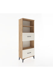 Arges Dolap 3 Raflı 2 Çekmeceli 60x30x163 Çam-Aytaşı