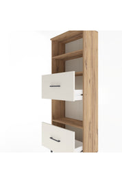 Arges Dolap 3 Raflı 2 Çekmeceli 60x30x163 Çam-Aytaşı