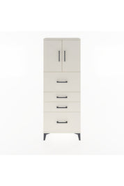 Arges Dolap 2 Raflı 4 Çekmeceli 2 Kapaklı 60x30x163 Aytaşı-Aytaşı