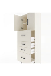 Arges Dolap 2 Raflı 4 Çekmeceli 2 Kapaklı 60x30x163 Aytaşı-Aytaşı
