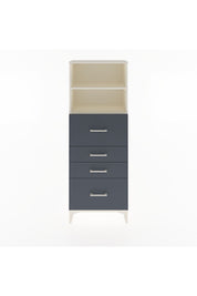 Arges Dolap 2 Raflı 4 Çekmeceli 60x30x163 Aytaşı-Antrasit