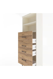 Arges Dolap 2 Raflı 4 Çekmeceli 60x30x163 Aytaşı-Çam