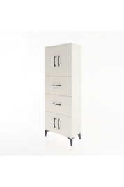Arges Dolap 2 Raflı 2 Çekmeceli 4 Kapaklı 60x30x163 Aytaşı-Aytaşı