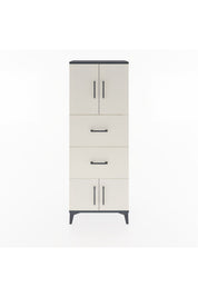 Arges Dolap 2 Raflı 2 Çekmeceli 4 Kapaklı 60x30x163 Antrasit-Aytaşı