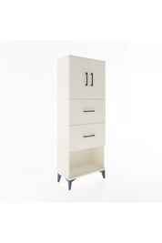 Arges Dolap 2 Raflı 2 Çekmeceli 2 Kapaklı 60x30x163 Aytaşı-Aytaşı