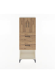 Arges Dolap 2 Raflı 2 Çekmeceli 2 Kapaklı 60x30x163 Aytaşı-Çam