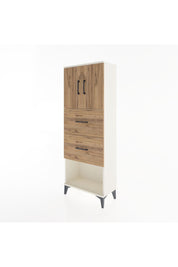 Arges Dolap 2 Raflı 2 Çekmeceli 2 Kapaklı 60x30x163 Aytaşı-Çam