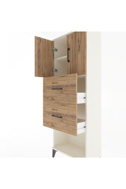 Arges Dolap 2 Raflı 2 Çekmeceli 2 Kapaklı 60x30x163 Aytaşı-Çam