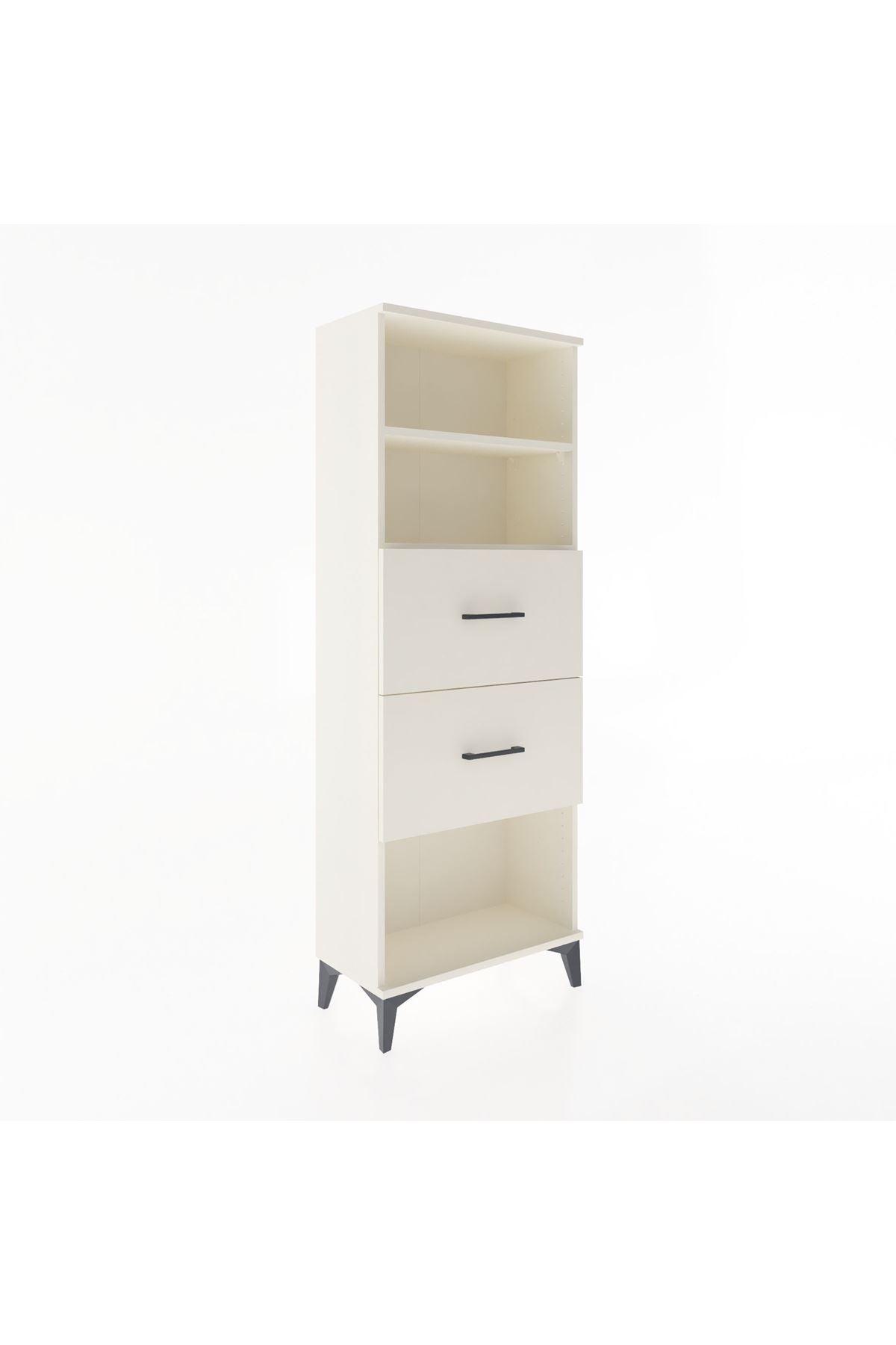 Arges Dolap 2 Raflı 2 Çekmeceli 60x30x163 Aytaşı-Aytaşı