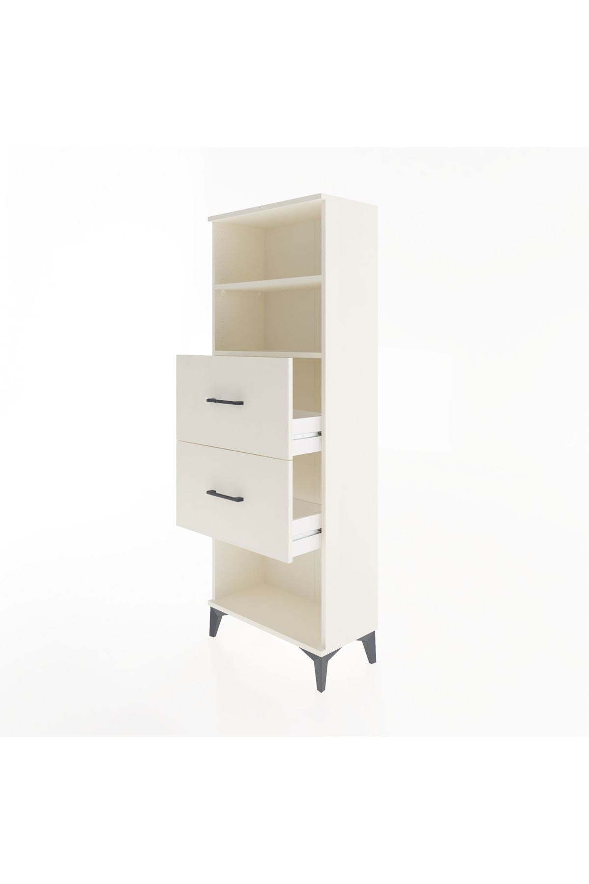 Arges Dolap 2 Raflı 2 Çekmeceli 60x30x163 Aytaşı-Aytaşı